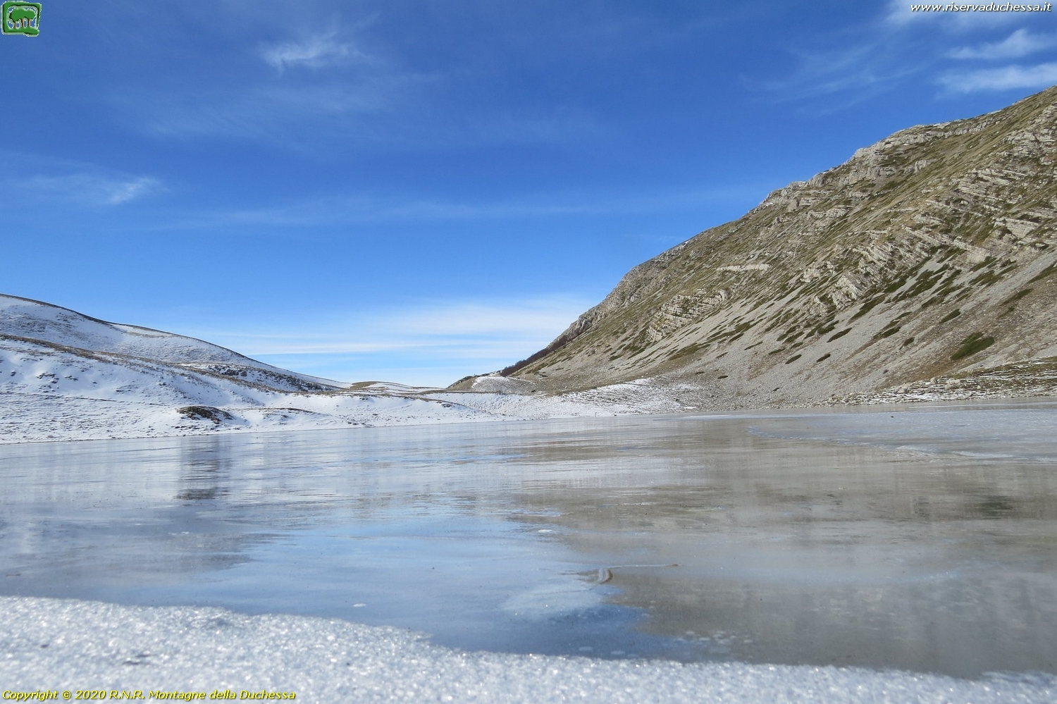 4c. 03 gennaio 2020, il lago ghiacciato visto dalla sponda sud-orientale