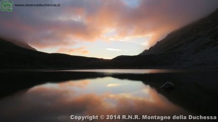 Lago della Duchessa al tramonto