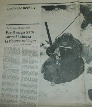 Aldo Moro 1978 ed il Lago della Duchessa, dal quotidiano il Messaggero:  Foto n.:  8
