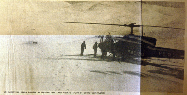 Aldo Moro 1978 ed il Lago della Duchessa, dal quotidiano il Messaggero:  Foto n.:  2