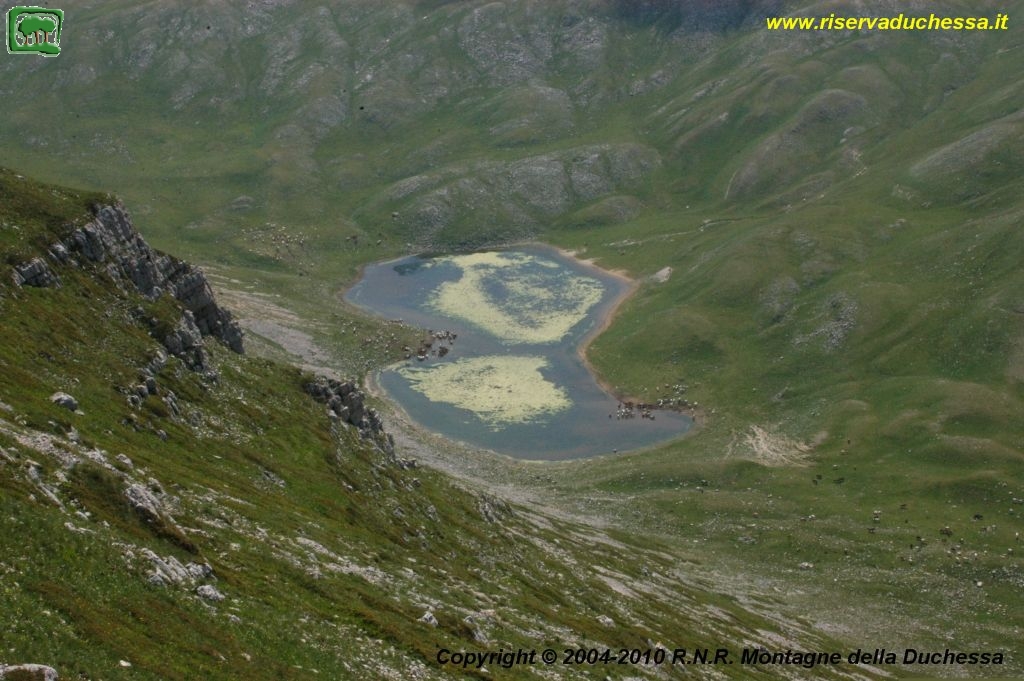 23. Il Lago della Duchessa visto dalle pendici del Monte Morrone