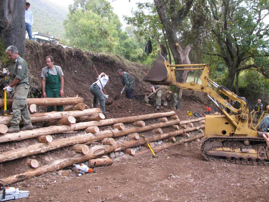 Foto Cantiere d'ingegneria  Naturalistica