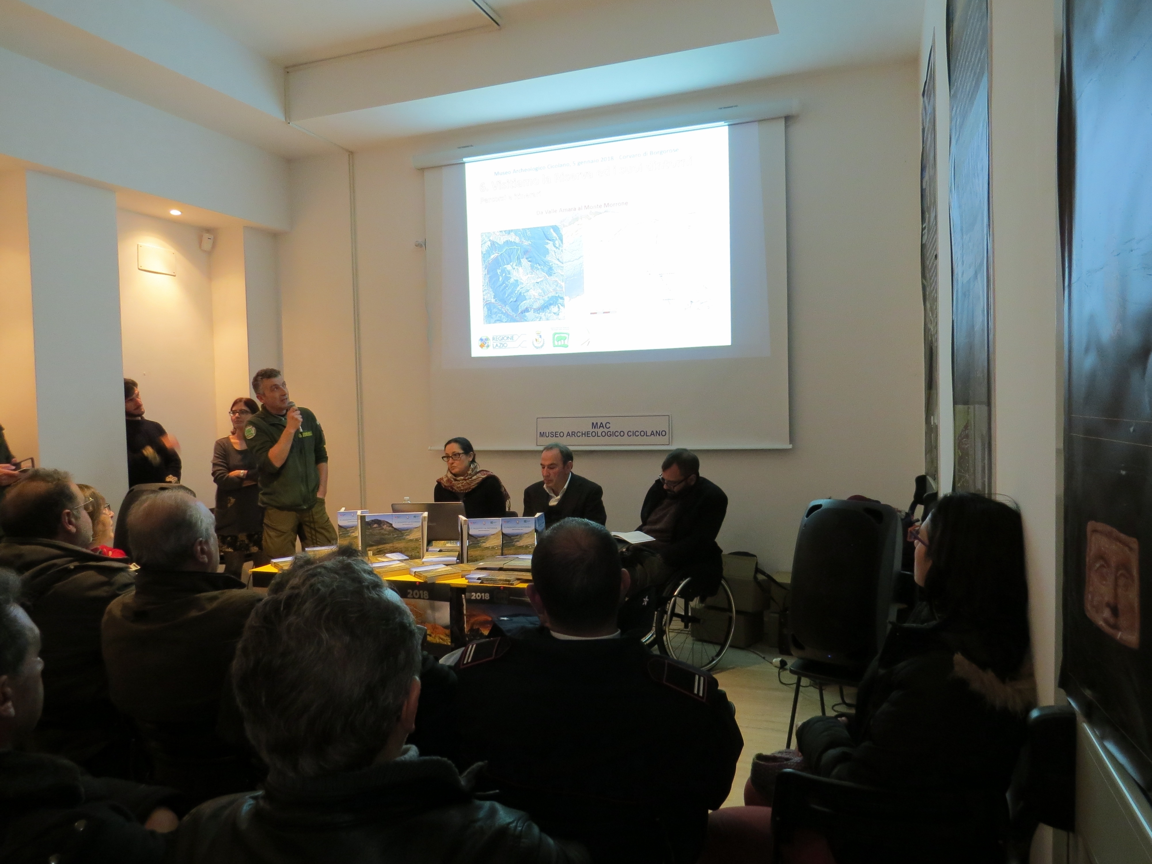 Dott. Gianpiero Di Clemente, Responsabile Area Vigilanza (Servizio Guardiaparco) della RNR Montagne della Duchessa