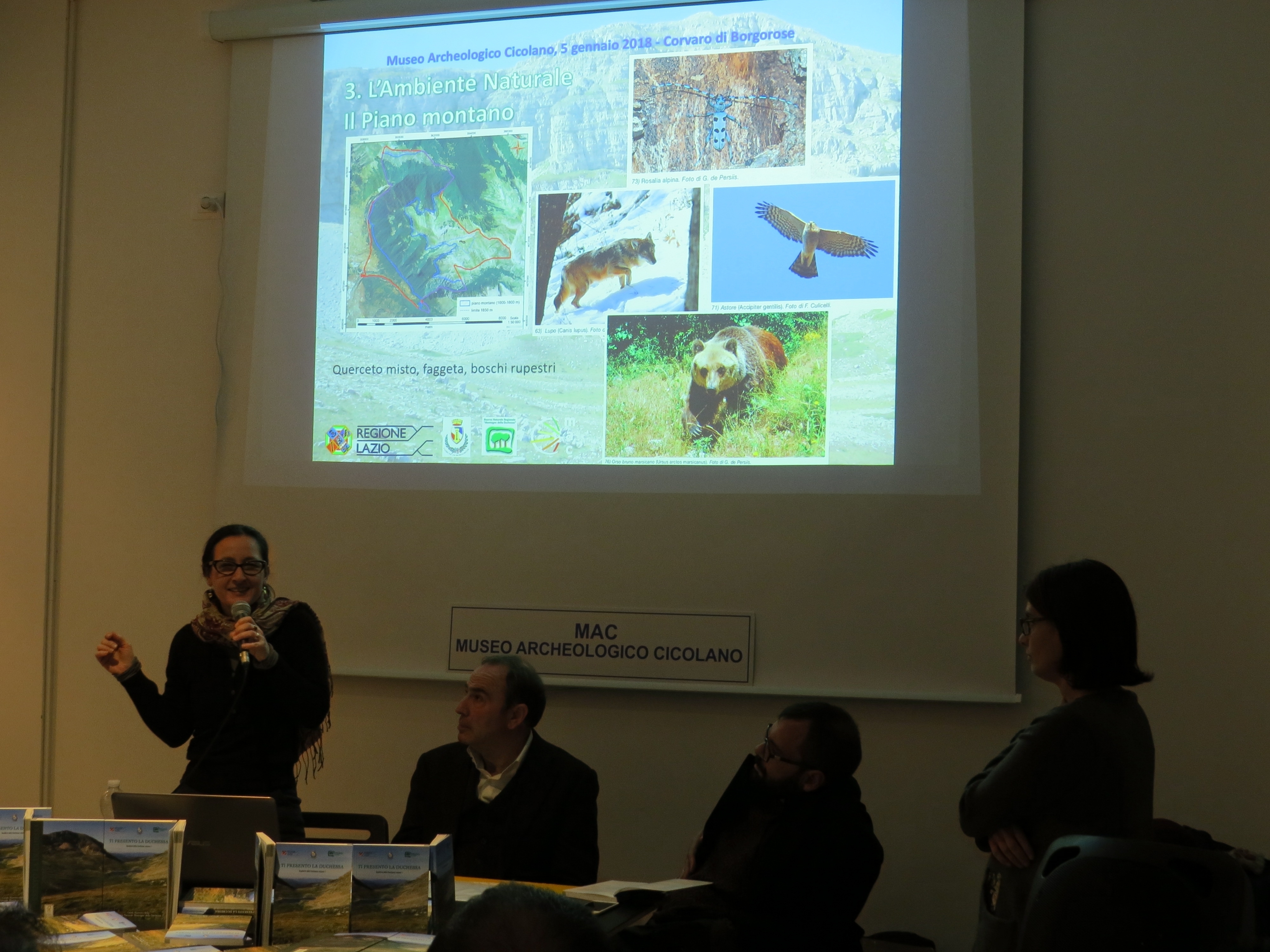 Dott.sa Emamuela Peria, funzionario tecnico naturalista della Riserva