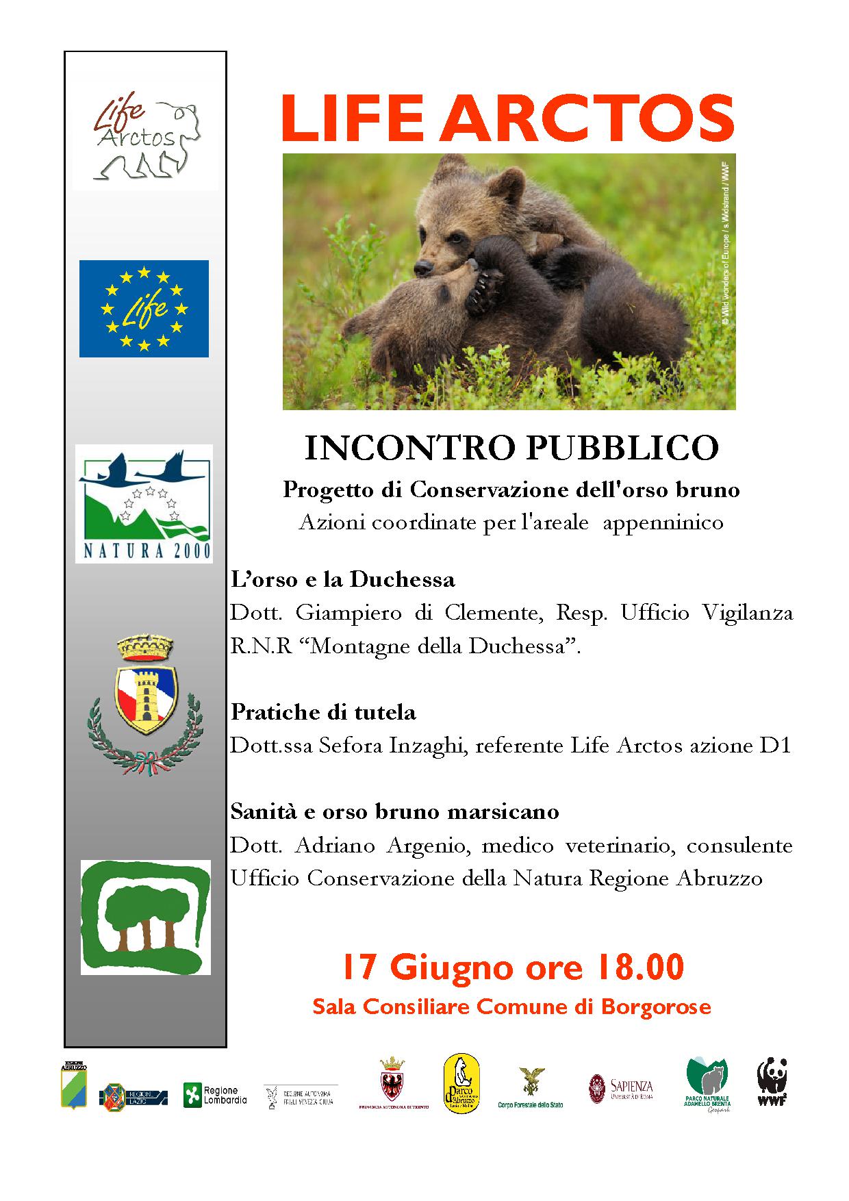 locandina life arctors incontro a Borgorose