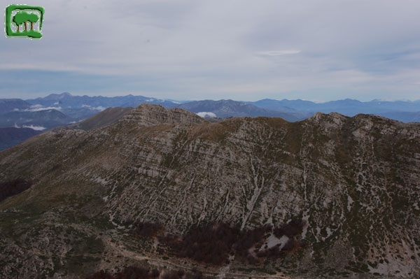 Il Monte Morrone (2141m. s.l.m.) visto dal Murolungo