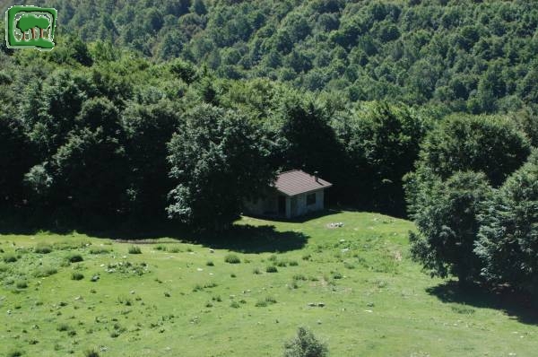 Il rifugio di P.S.Rocco posto ai limiti della Faggeta